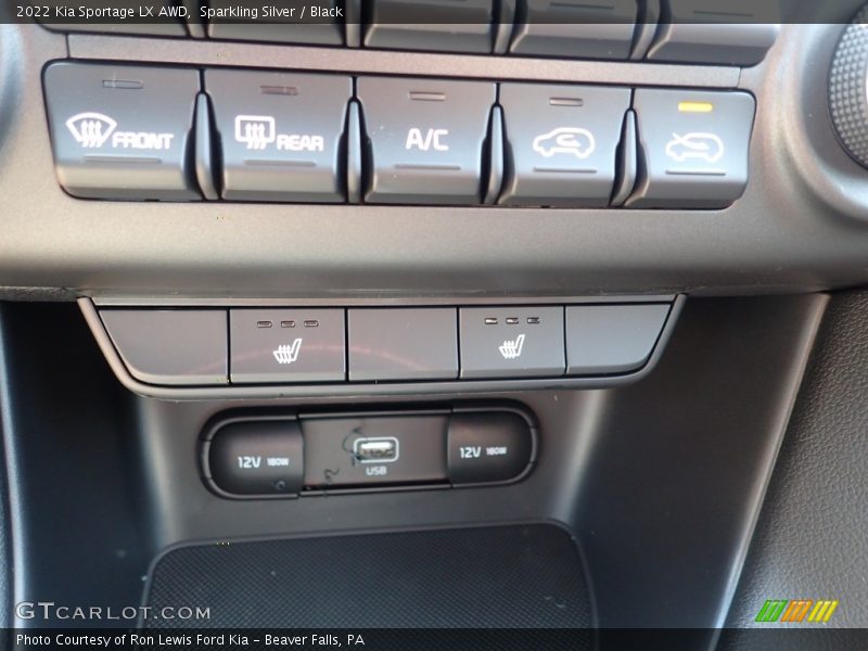 Sparkling Silver / Black 2022 Kia Sportage LX AWD