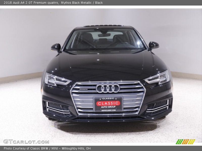 Mythos Black Metallic / Black 2018 Audi A4 2.0T Premium quattro