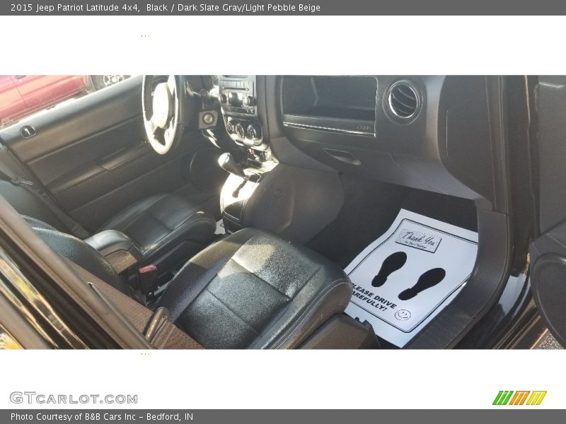 Black / Dark Slate Gray/Light Pebble Beige 2015 Jeep Patriot Latitude 4x4