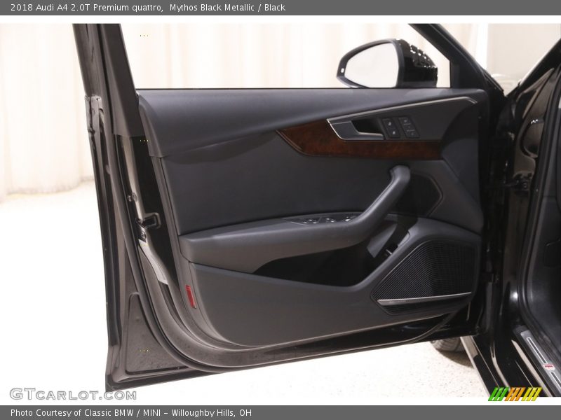 Mythos Black Metallic / Black 2018 Audi A4 2.0T Premium quattro