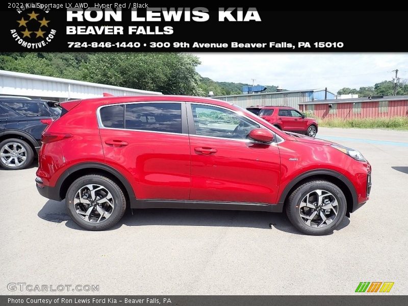 Hyper Red / Black 2022 Kia Sportage LX AWD