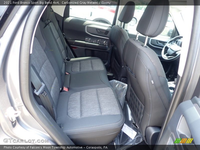 Rear Seat of 2021 Bronco Sport Big Bend 4x4