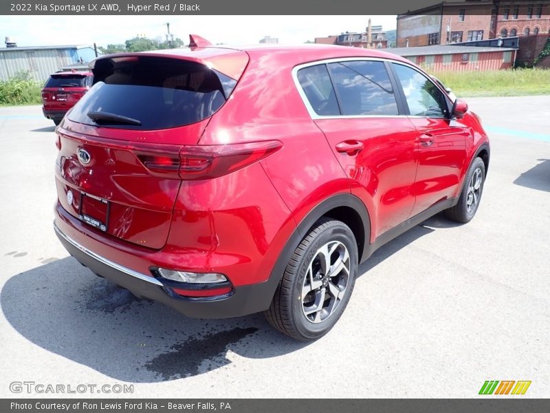 Hyper Red / Black 2022 Kia Sportage LX AWD