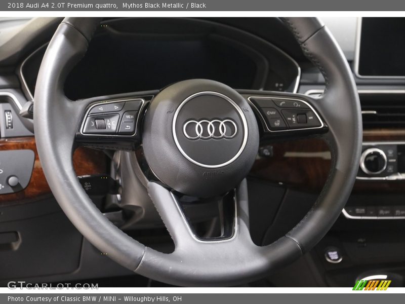 Mythos Black Metallic / Black 2018 Audi A4 2.0T Premium quattro