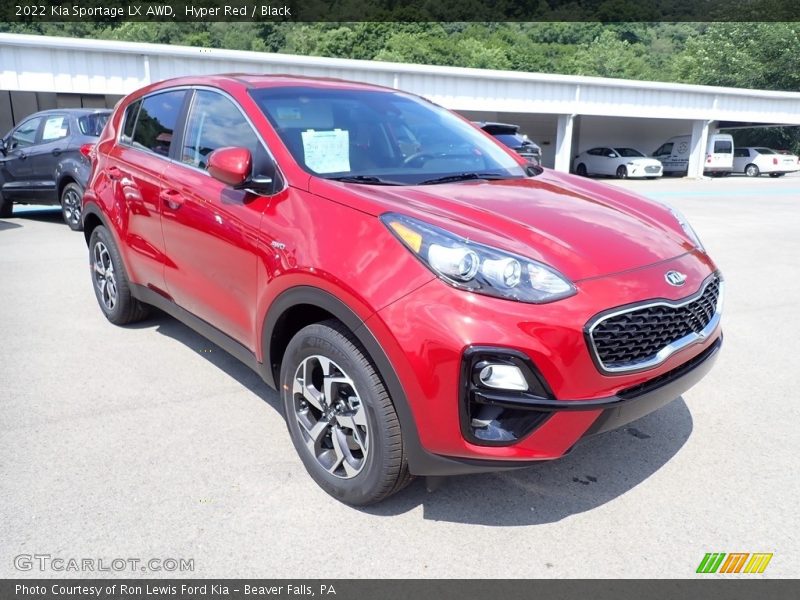 Hyper Red / Black 2022 Kia Sportage LX AWD