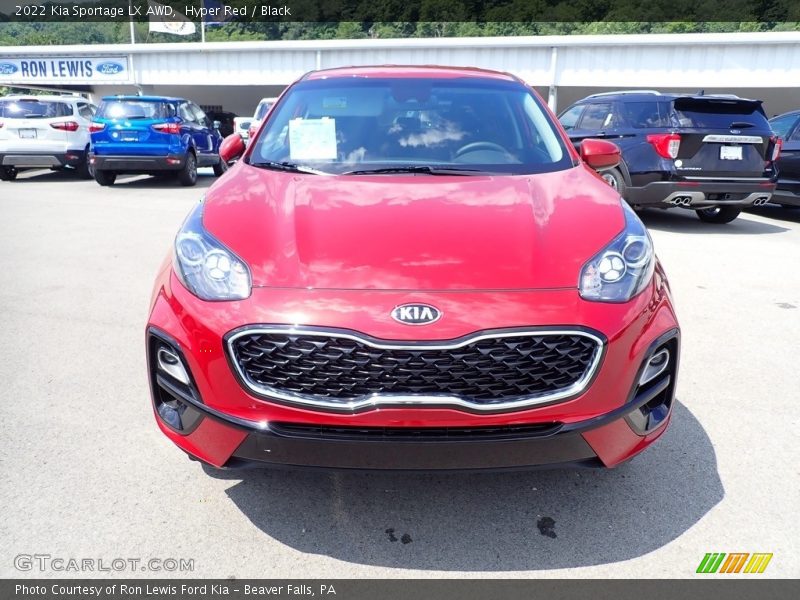Hyper Red / Black 2022 Kia Sportage LX AWD
