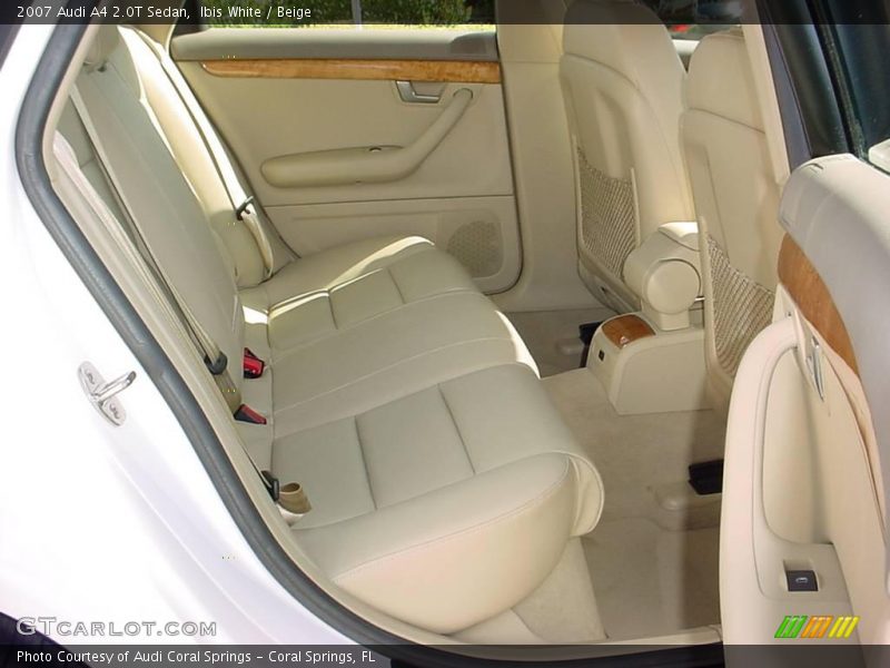 Ibis White / Beige 2007 Audi A4 2.0T Sedan