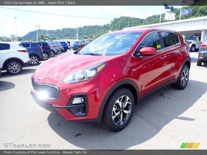 Hyper Red / Black 2022 Kia Sportage LX AWD