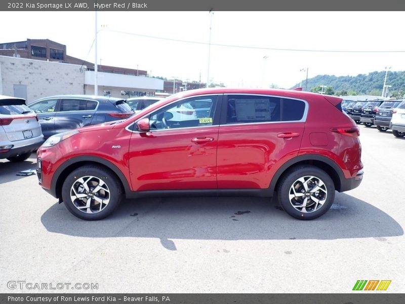Hyper Red / Black 2022 Kia Sportage LX AWD