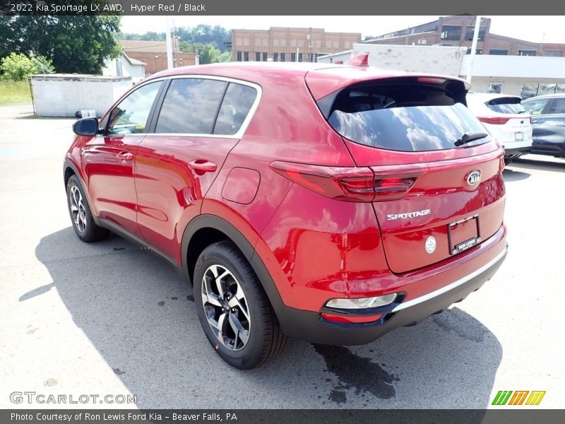 Hyper Red / Black 2022 Kia Sportage LX AWD