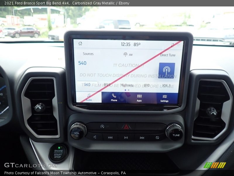 Carbonized Gray Metallic / Ebony 2021 Ford Bronco Sport Big Bend 4x4