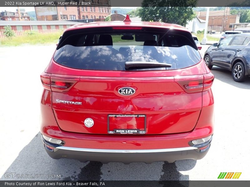 Hyper Red / Black 2022 Kia Sportage LX AWD