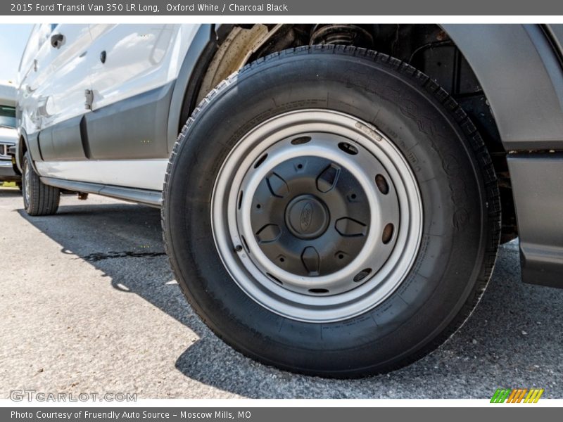 Oxford White / Charcoal Black 2015 Ford Transit Van 350 LR Long