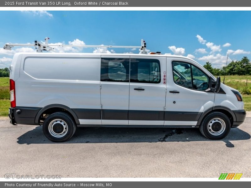 Oxford White / Charcoal Black 2015 Ford Transit Van 350 LR Long