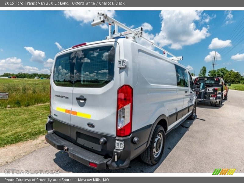 Oxford White / Charcoal Black 2015 Ford Transit Van 350 LR Long