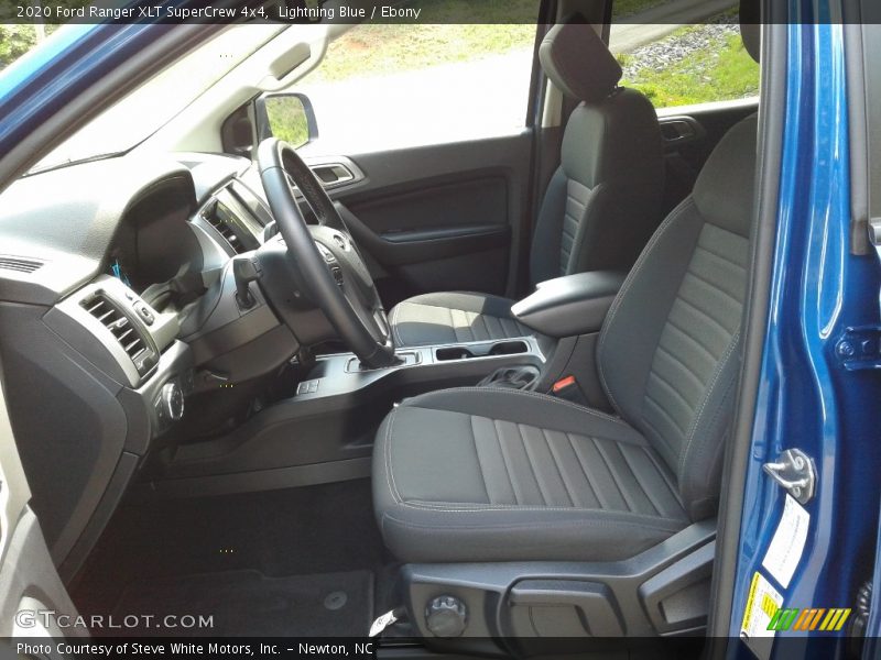 Front Seat of 2020 Ranger XLT SuperCrew 4x4