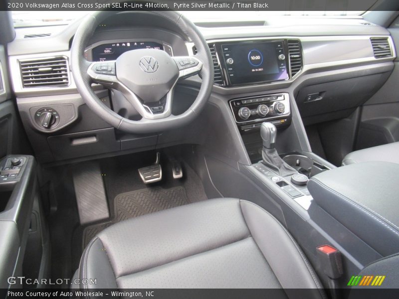 Pyrite Silver Metallic / Titan Black 2020 Volkswagen Atlas Cross Sport SEL R-Line 4Motion