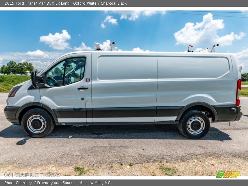 Oxford White / Charcoal Black 2015 Ford Transit Van 350 LR Long