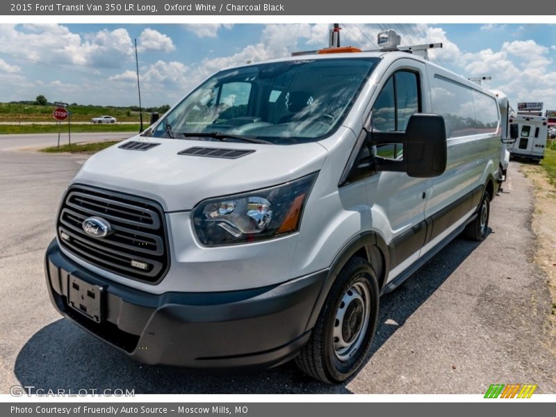 Oxford White / Charcoal Black 2015 Ford Transit Van 350 LR Long