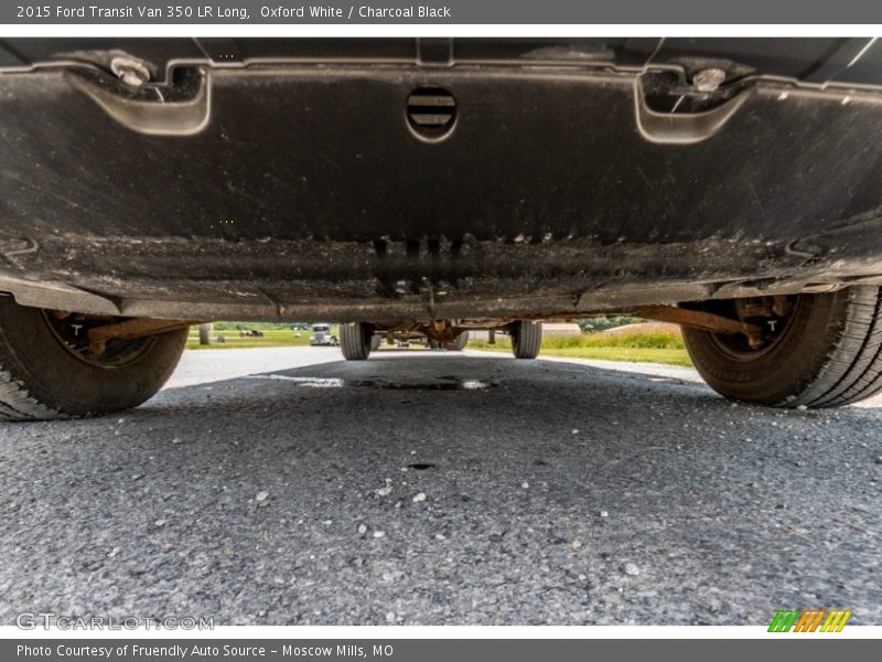Oxford White / Charcoal Black 2015 Ford Transit Van 350 LR Long