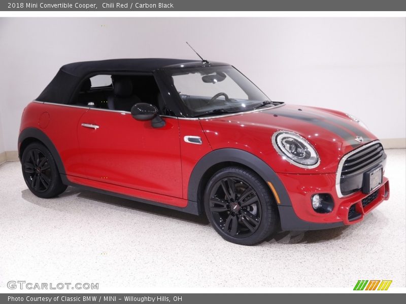  2018 Convertible Cooper Chili Red