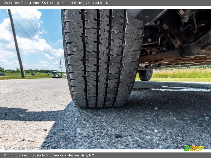 Oxford White / Charcoal Black 2015 Ford Transit Van 350 LR Long