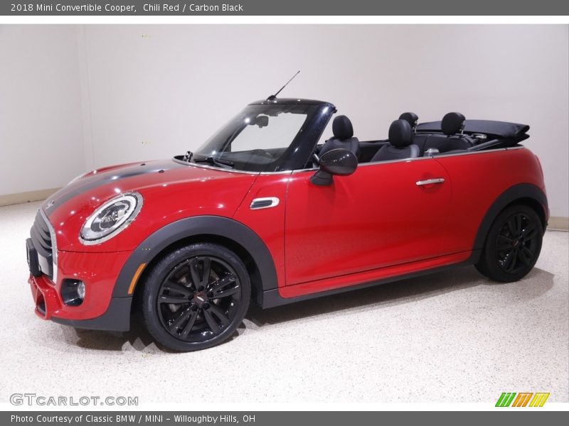 Chili Red / Carbon Black 2018 Mini Convertible Cooper