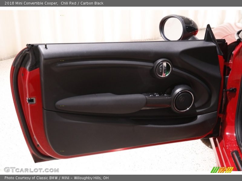 Chili Red / Carbon Black 2018 Mini Convertible Cooper