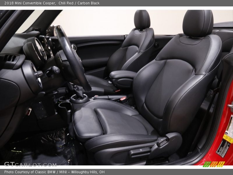Chili Red / Carbon Black 2018 Mini Convertible Cooper
