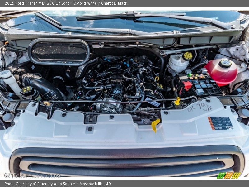 Oxford White / Charcoal Black 2015 Ford Transit Van 350 LR Long
