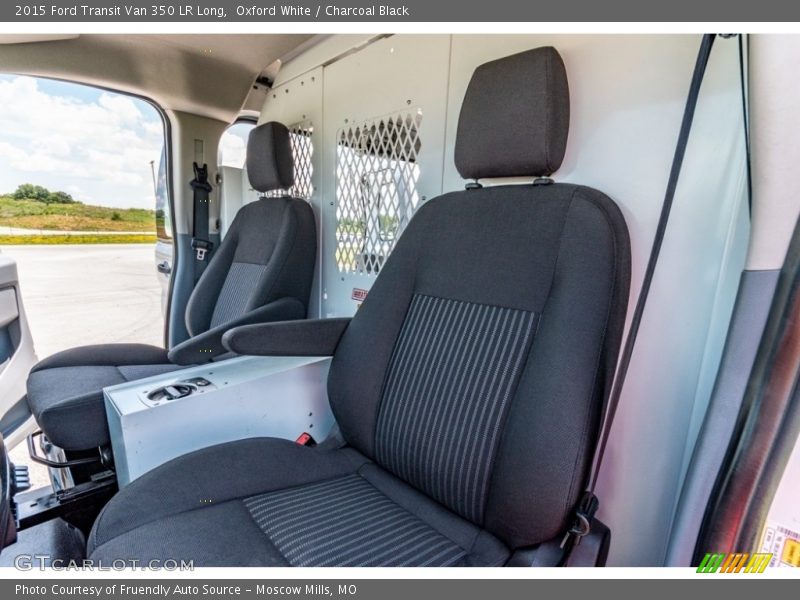 Oxford White / Charcoal Black 2015 Ford Transit Van 350 LR Long