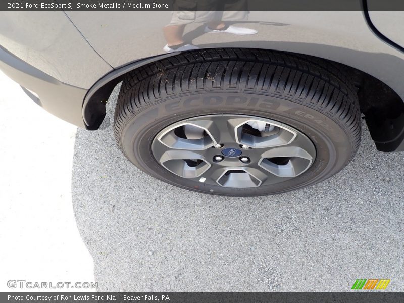 Smoke Metallic / Medium Stone 2021 Ford EcoSport S