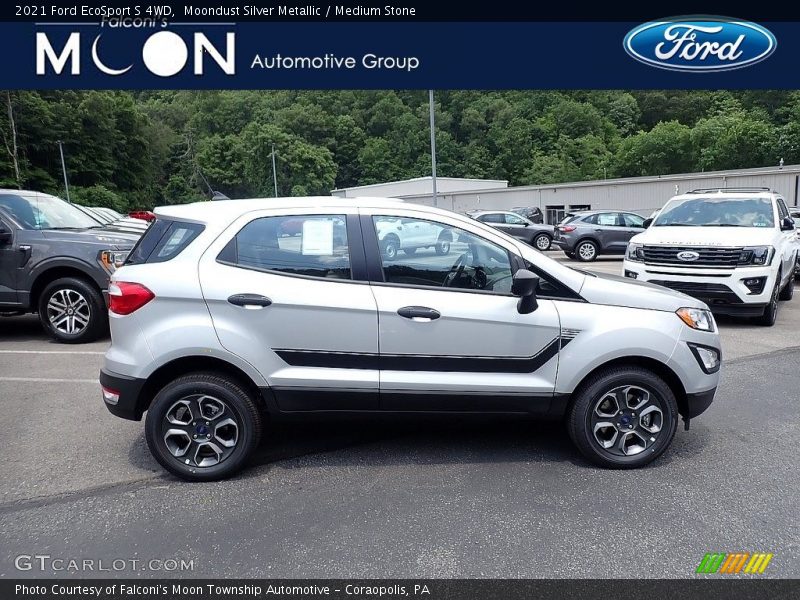 Moondust Silver Metallic / Medium Stone 2021 Ford EcoSport S 4WD