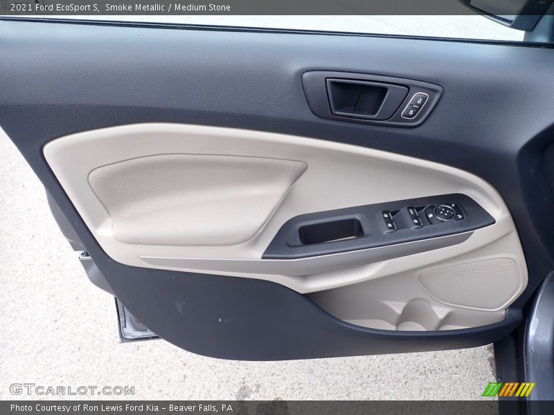 Smoke Metallic / Medium Stone 2021 Ford EcoSport S