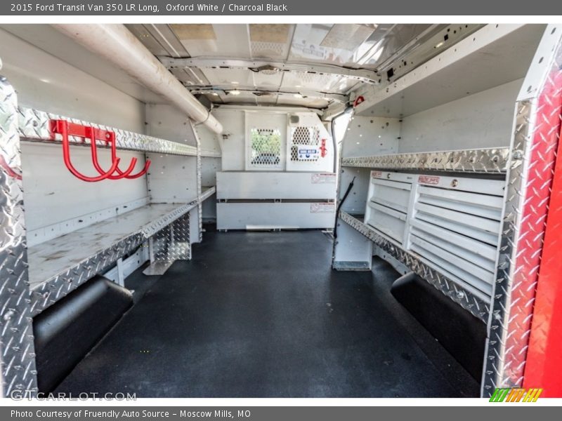 Oxford White / Charcoal Black 2015 Ford Transit Van 350 LR Long