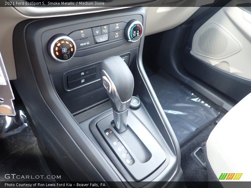 Smoke Metallic / Medium Stone 2021 Ford EcoSport S