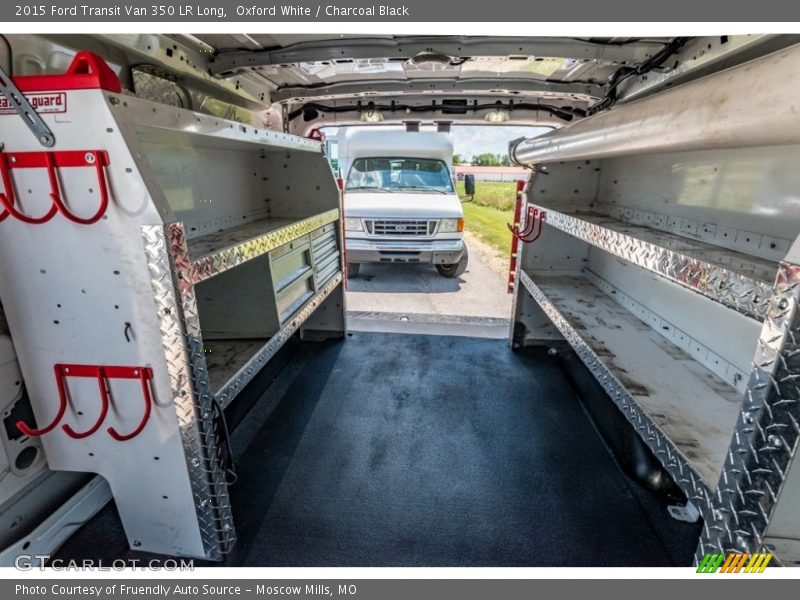 Oxford White / Charcoal Black 2015 Ford Transit Van 350 LR Long