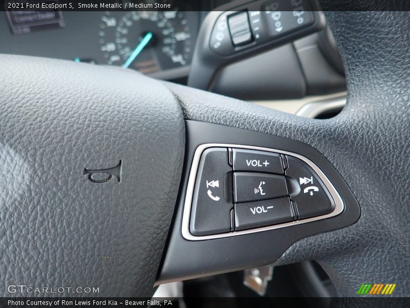 Smoke Metallic / Medium Stone 2021 Ford EcoSport S