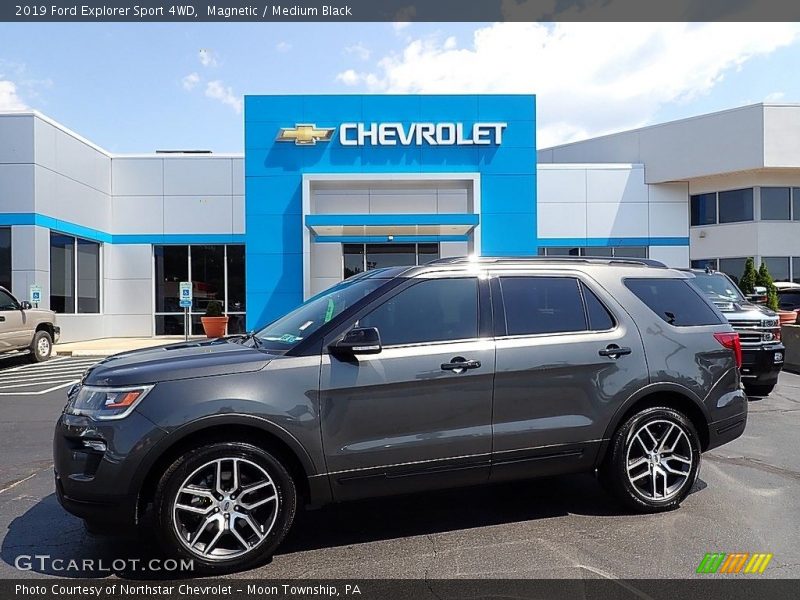 Magnetic / Medium Black 2019 Ford Explorer Sport 4WD
