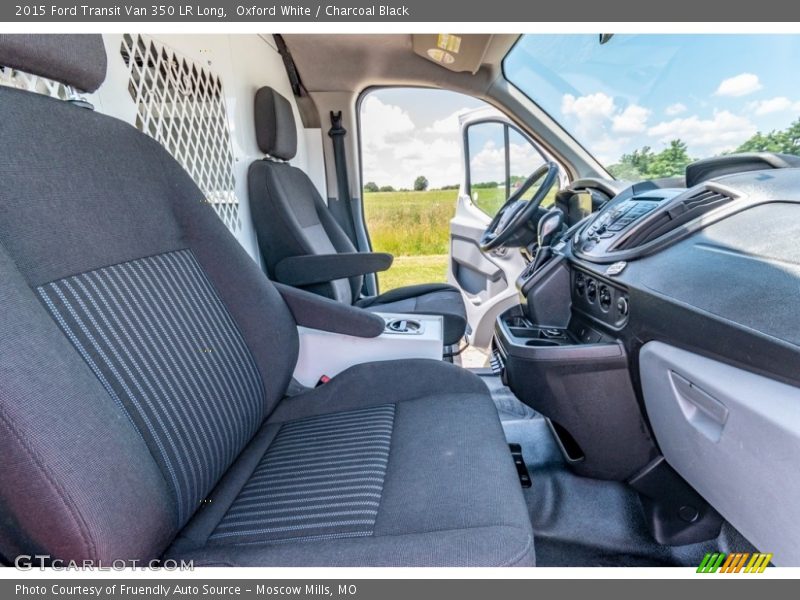 Oxford White / Charcoal Black 2015 Ford Transit Van 350 LR Long