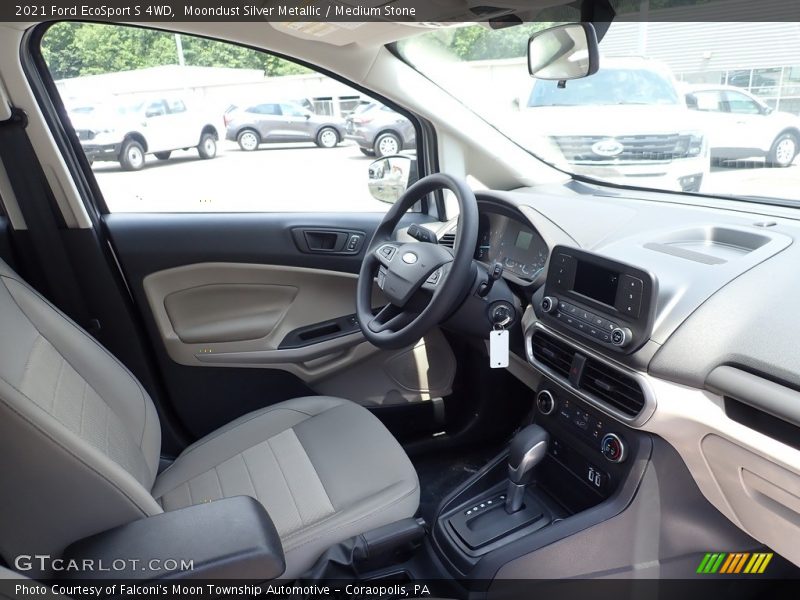 Moondust Silver Metallic / Medium Stone 2021 Ford EcoSport S 4WD