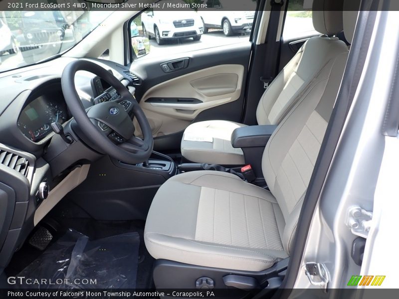 Moondust Silver Metallic / Medium Stone 2021 Ford EcoSport S 4WD