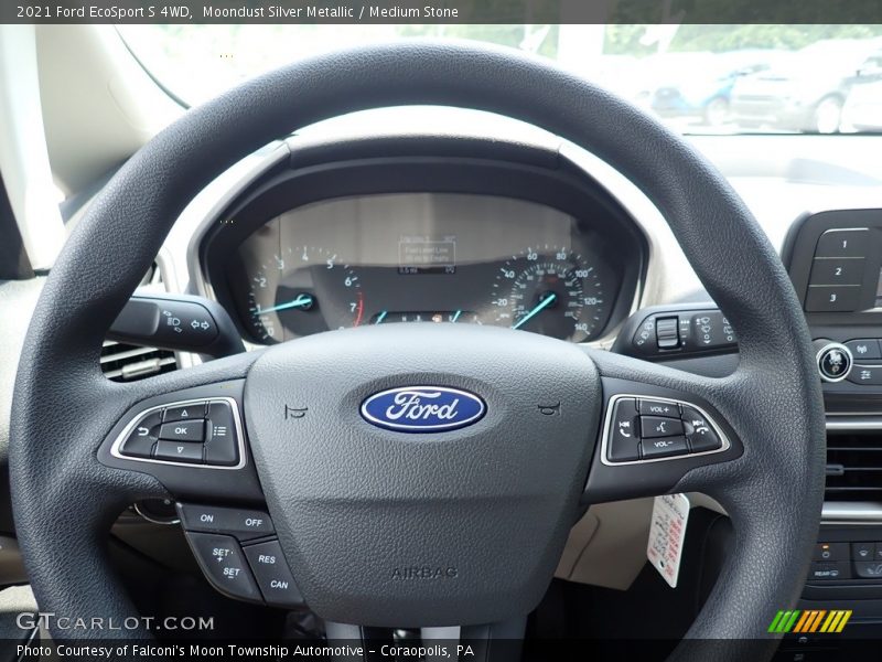 Moondust Silver Metallic / Medium Stone 2021 Ford EcoSport S 4WD