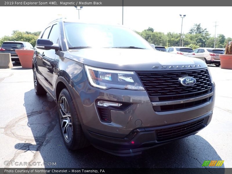Magnetic / Medium Black 2019 Ford Explorer Sport 4WD