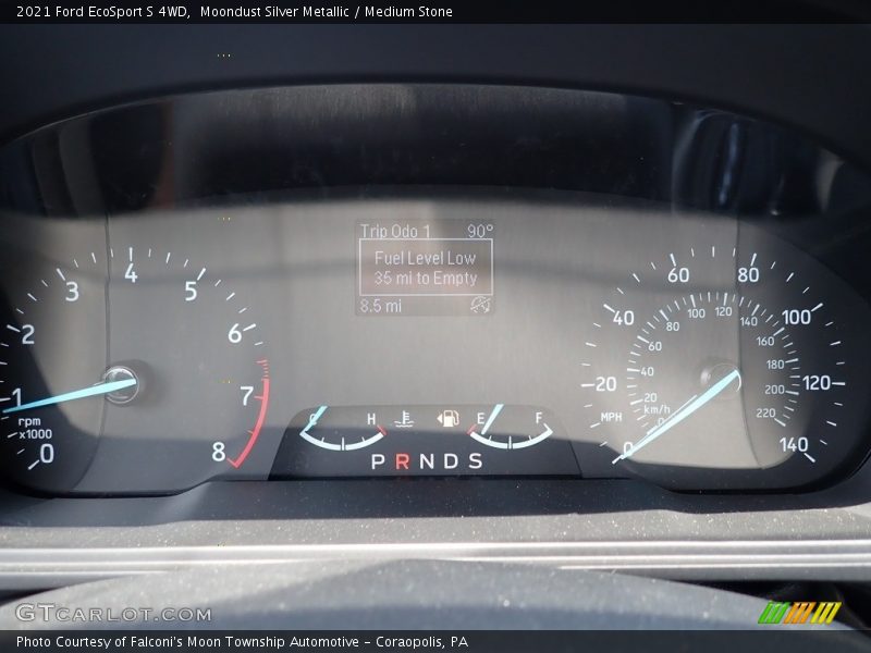 Moondust Silver Metallic / Medium Stone 2021 Ford EcoSport S 4WD