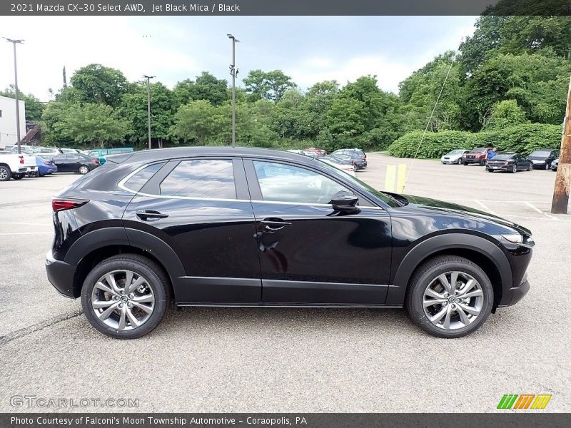 Jet Black Mica / Black 2021 Mazda CX-30 Select AWD