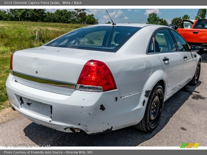 White / Black 2014 Chevrolet Caprice Police Sedan