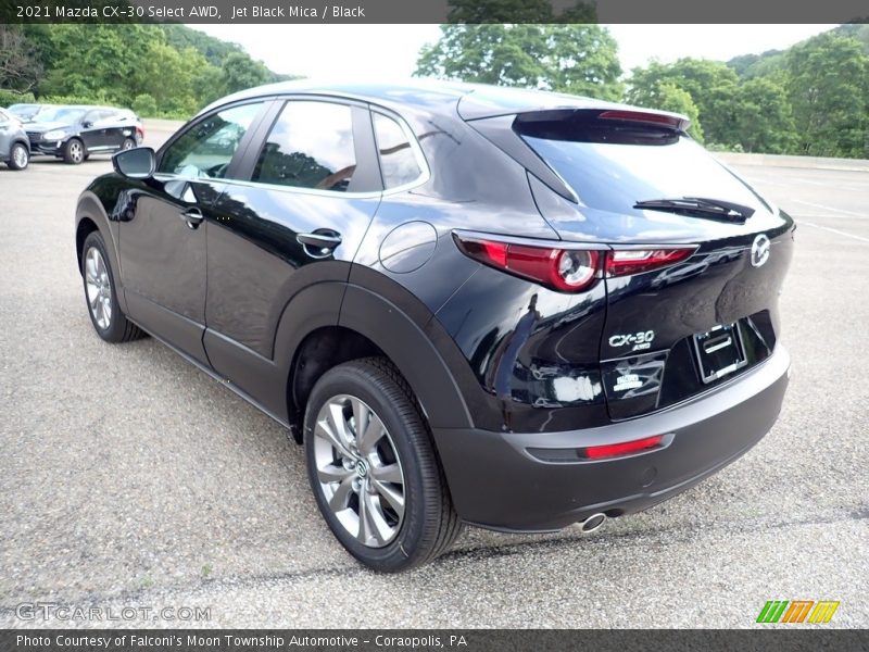 Jet Black Mica / Black 2021 Mazda CX-30 Select AWD