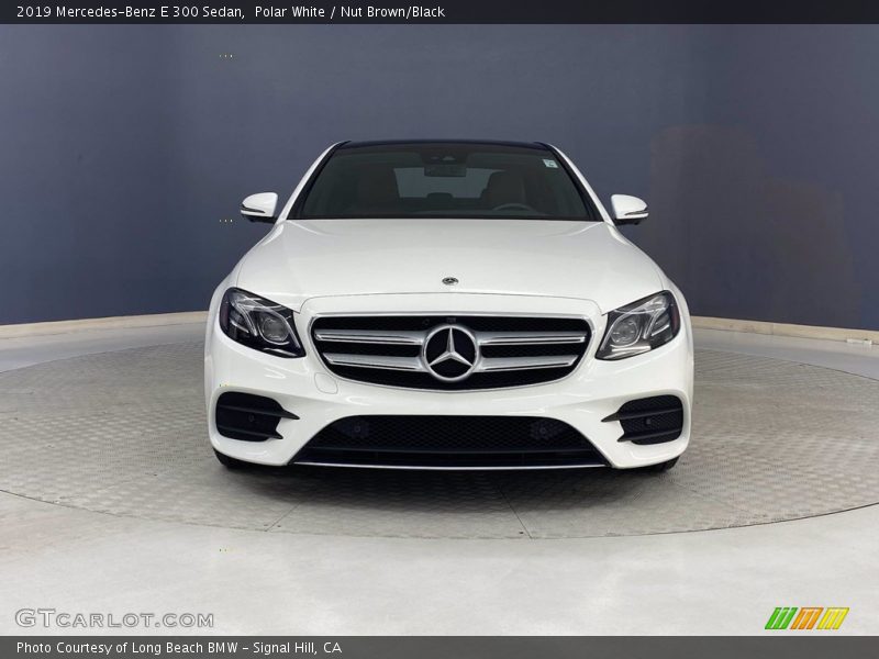 Polar White / Nut Brown/Black 2019 Mercedes-Benz E 300 Sedan