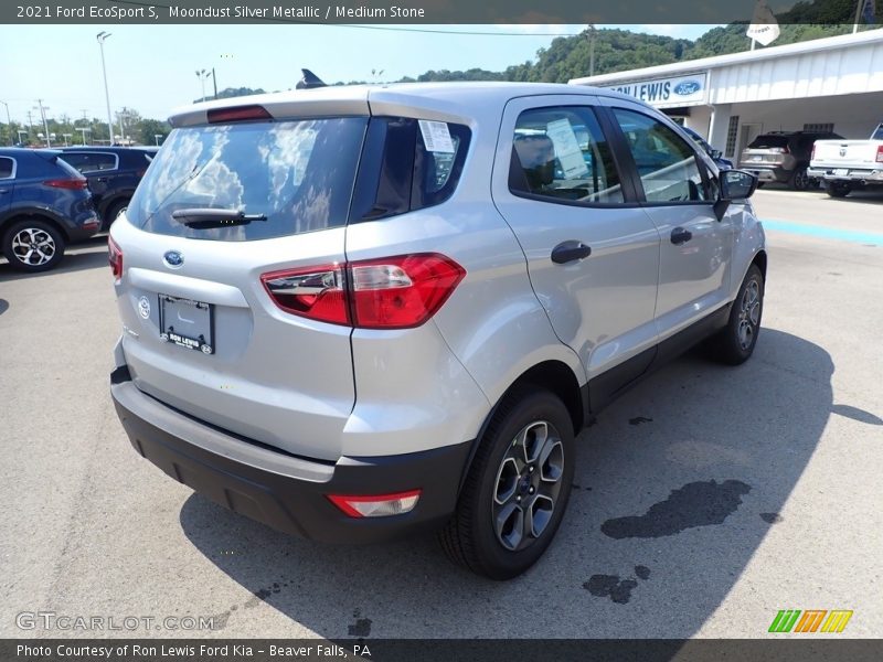 Moondust Silver Metallic / Medium Stone 2021 Ford EcoSport S